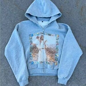 8 Other Reasons Gray Graphic Hoodie